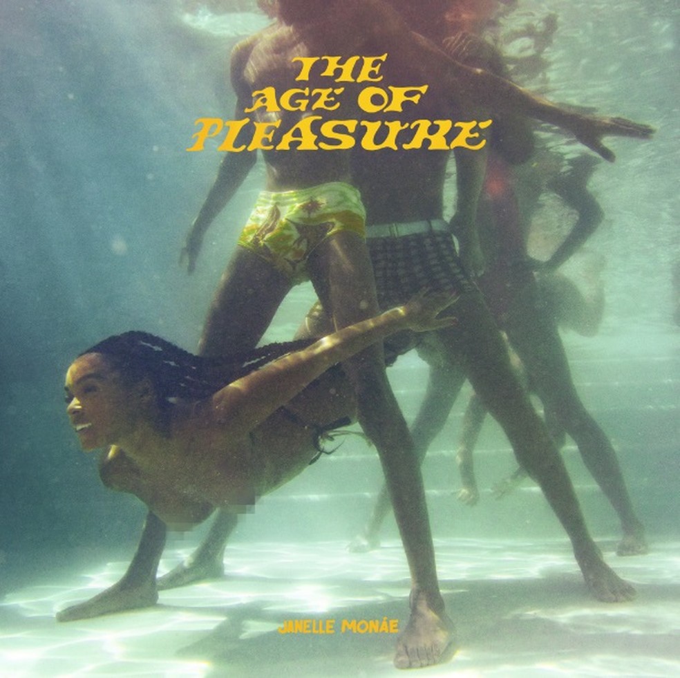 Capa do álbum "The age of pleasure", da cantora americana Janelle Monáe — Foto: Reprodução