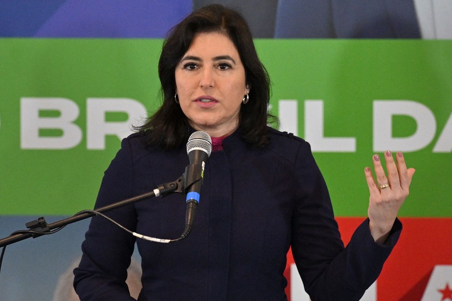 A senadora Simone Tebet (MDB-MS) 07/10/2022