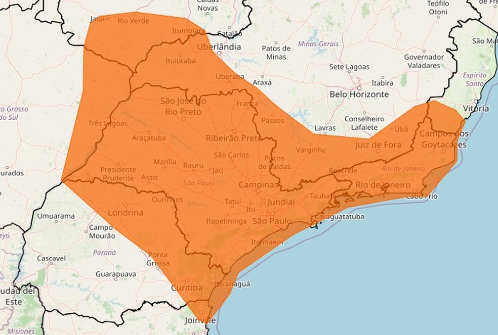 A heat wave hits the southeastern region of the country this Friday — Photo: Reproduction