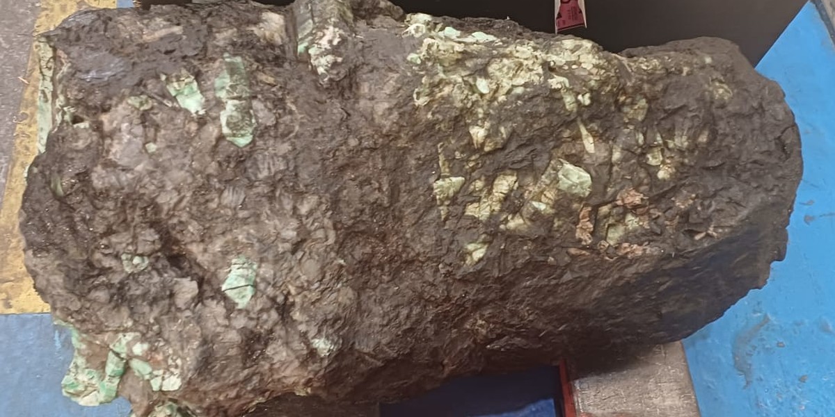 Pedra preciosa pode ser arrematada por R$ 115 milhões em leilão da Receita Federal; fotos