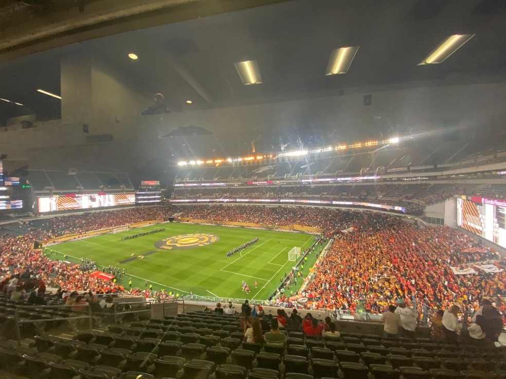 O público para Flamengo x Esperance, 25.797 mil torcedores — Foto: Diogo Dantas