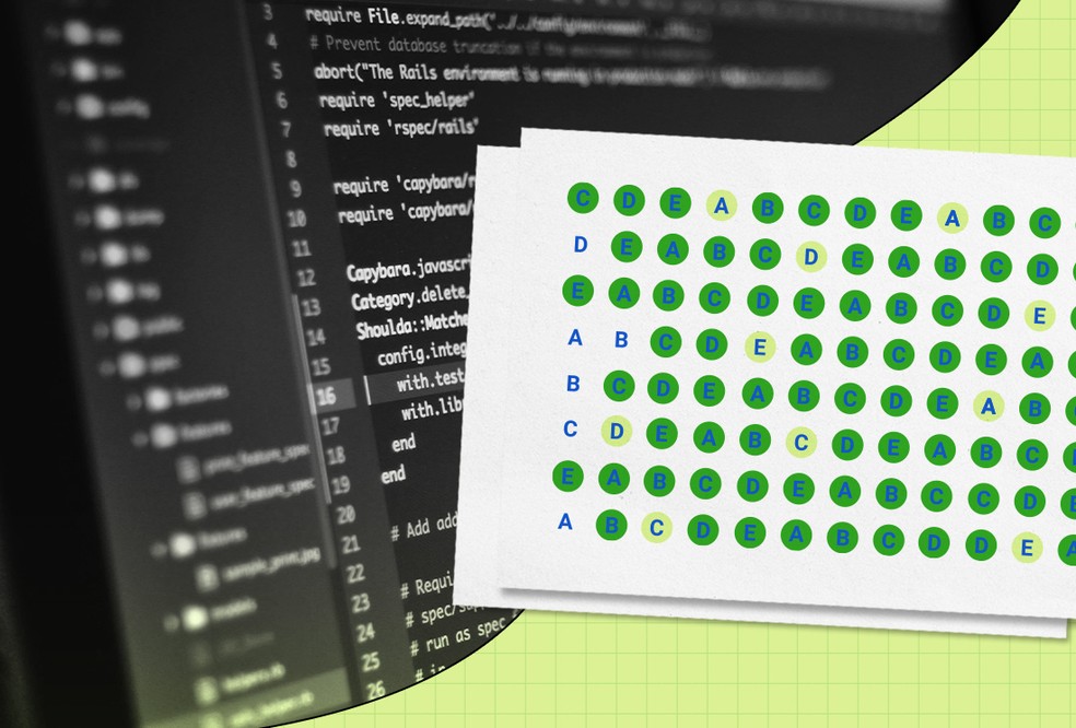 Transformação digital pode ser tema na dissertação do Bloco 2 — Foto: Arte O Globo