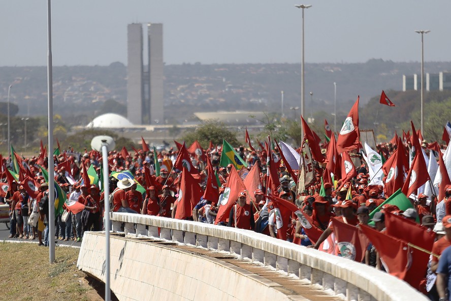 Marcha do MST em Brasília em 2018