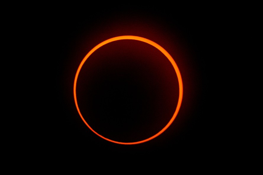 Eclipse solar visto de Penonome, Panama