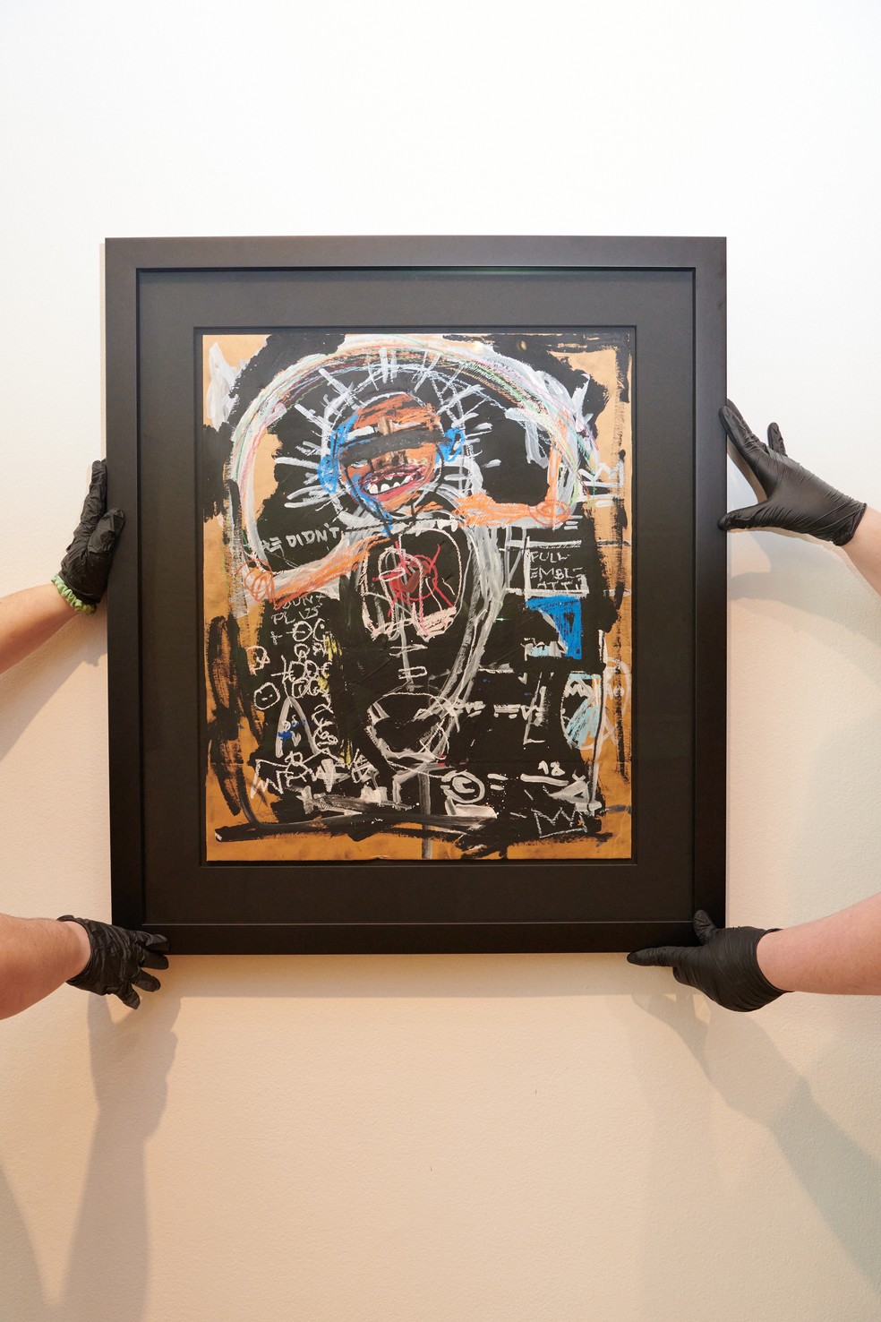 SC EXCLUSIVO / "Untitled (1982)," obra creditada a Basquiat encontrada pelo Museu de Arte de Orlando NYT — Foto:         