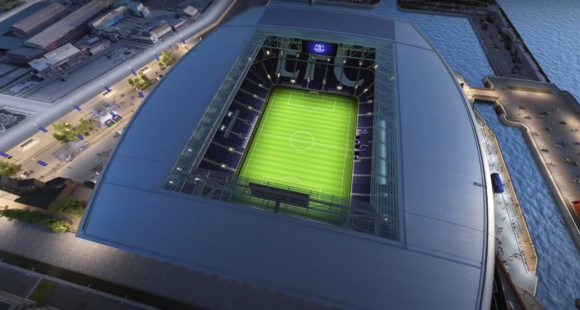 Bramley Moore Dock will be the only stadium that has not yet opened; Everton's new house must be completed in 2024 - Photo: Reproduction