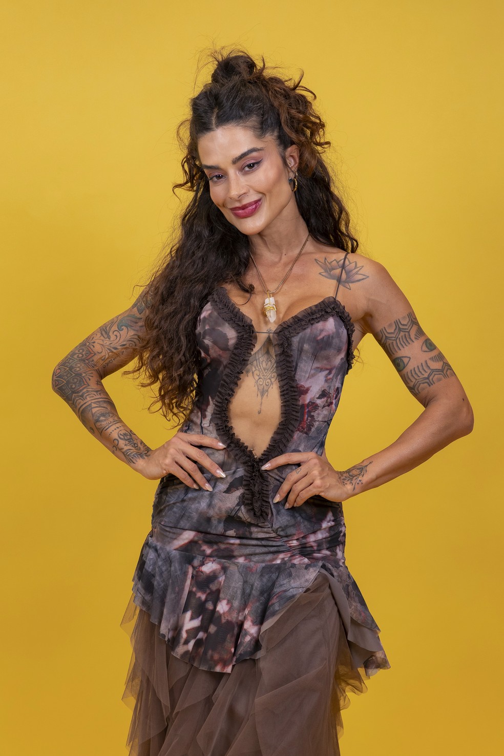 Aline Campos est&aacute; no BBB 26 &mdash; Foto: Globo/Manoella Mello