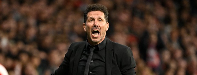 Diego Simeone / Atlético de Madrid / R$ 194,1 milhões anuais — Foto: Javier Soriano/AFP