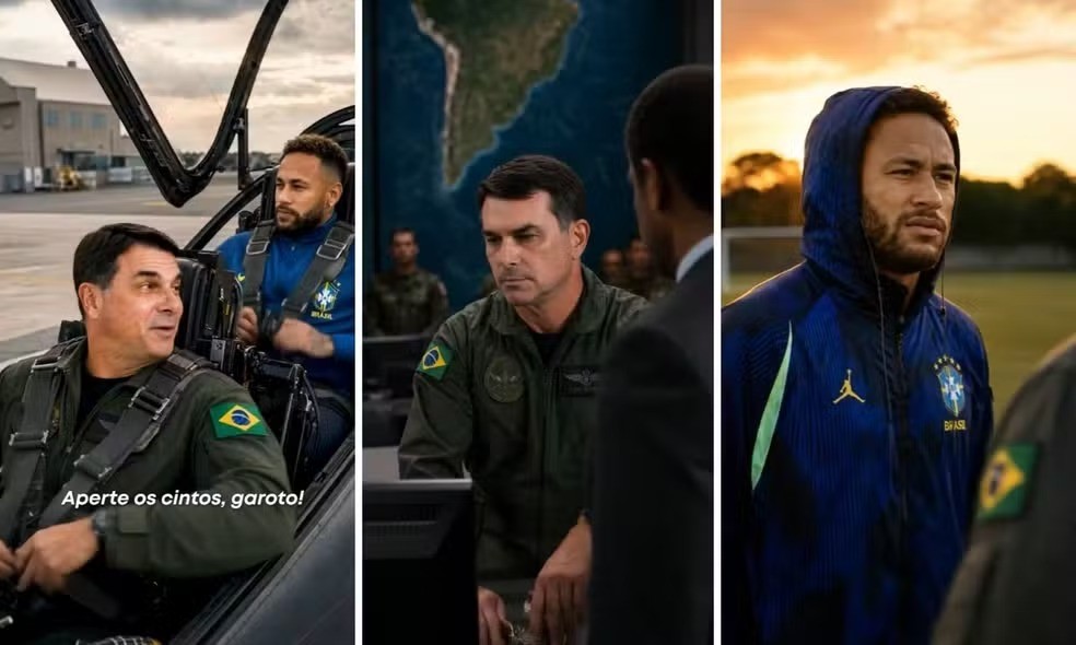 Neymar não autorizou vídeo de IA com simulação de resgate