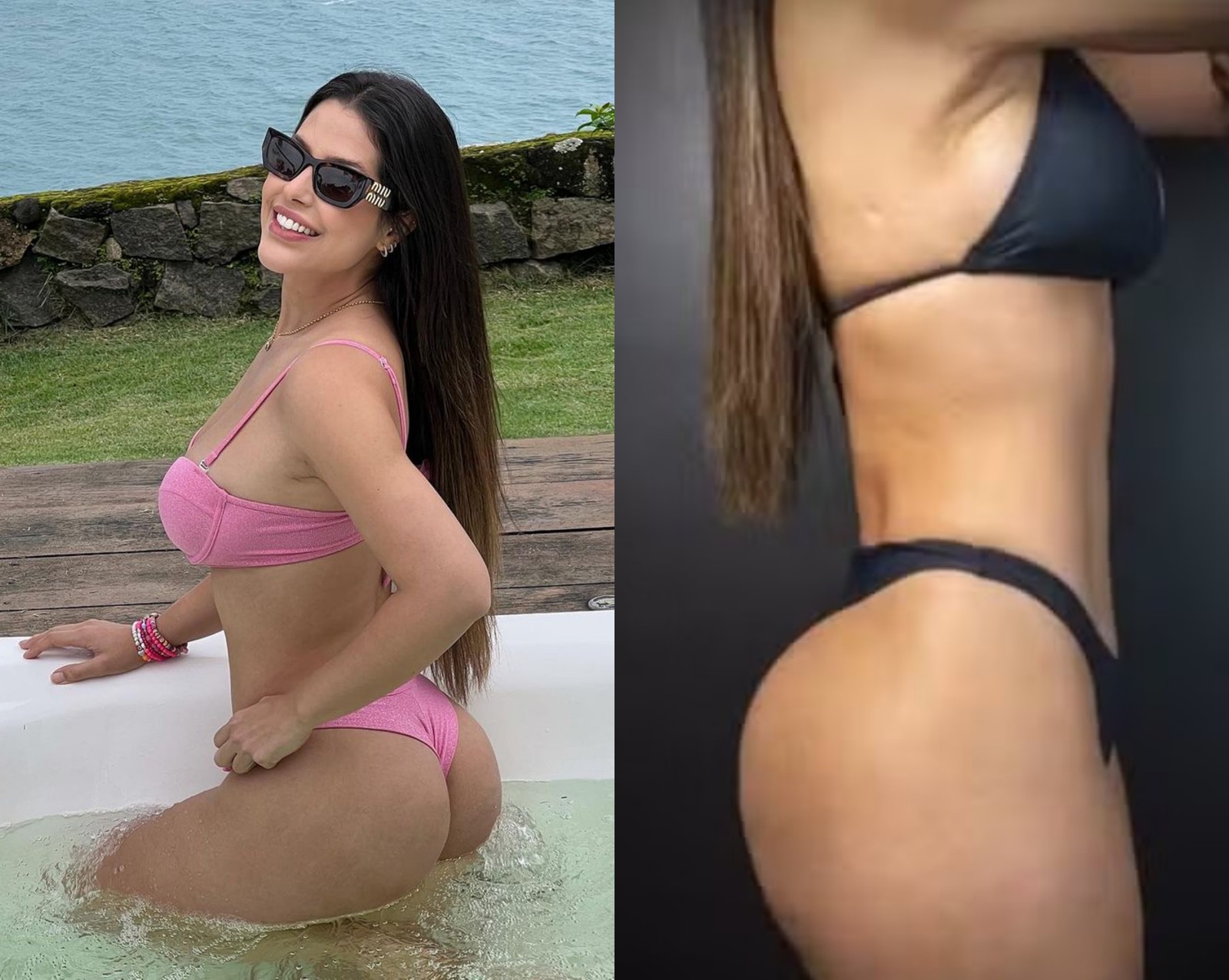 Ex-BBBBB Laís Caldasfez preenchimento no bubble comÁcido Hialurônicopara deixar a parte do corpo corpo mais redondinha - foto: reprodução Instagram