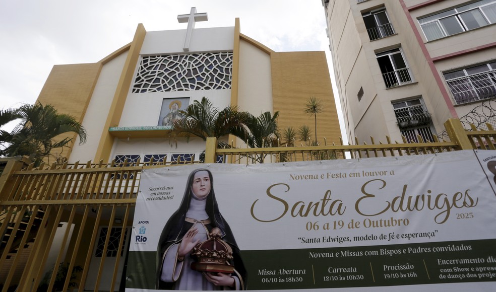 Santuário de Santa Edwiges, em São Cristóvão — Foto: Marcelo Theobald / Agência O Globo