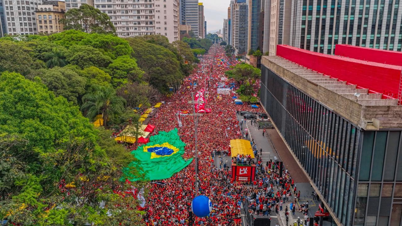 Lula, Alckmin e aliados participam de ato na avenida Paulista neste domingo - Foto