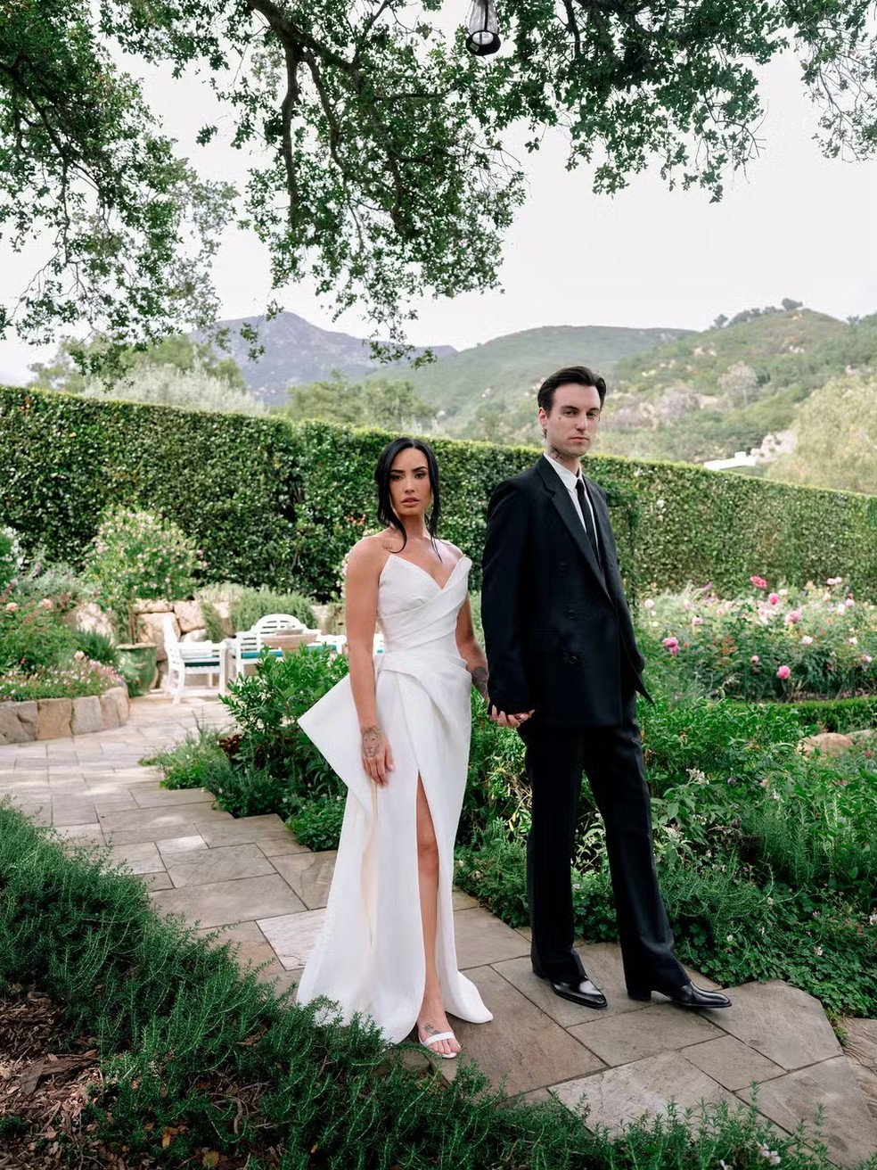 Demi Lovato e Jordan'Jutes' Lutes — Foto: Divulgação Jose Villa