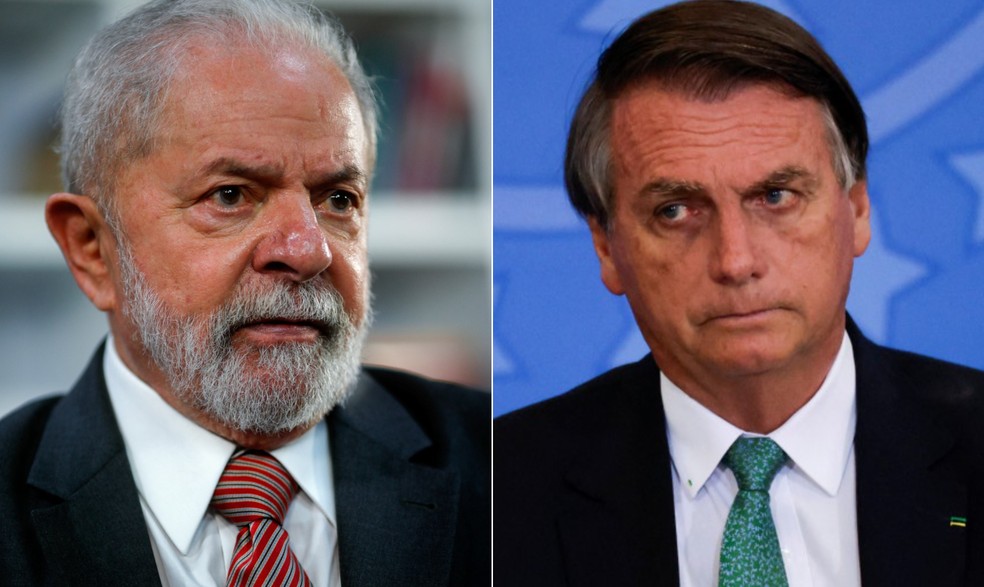 O presidente Jair Bolsonaro e o ex-presidente Luiz Inácio Lula da Silva — Foto: Arquivo