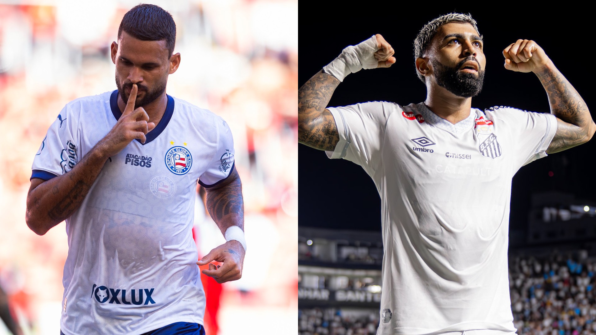 Bahia x Santos: quais jogadores têm mais chance de fazer gol no confronto do Brasileirão?