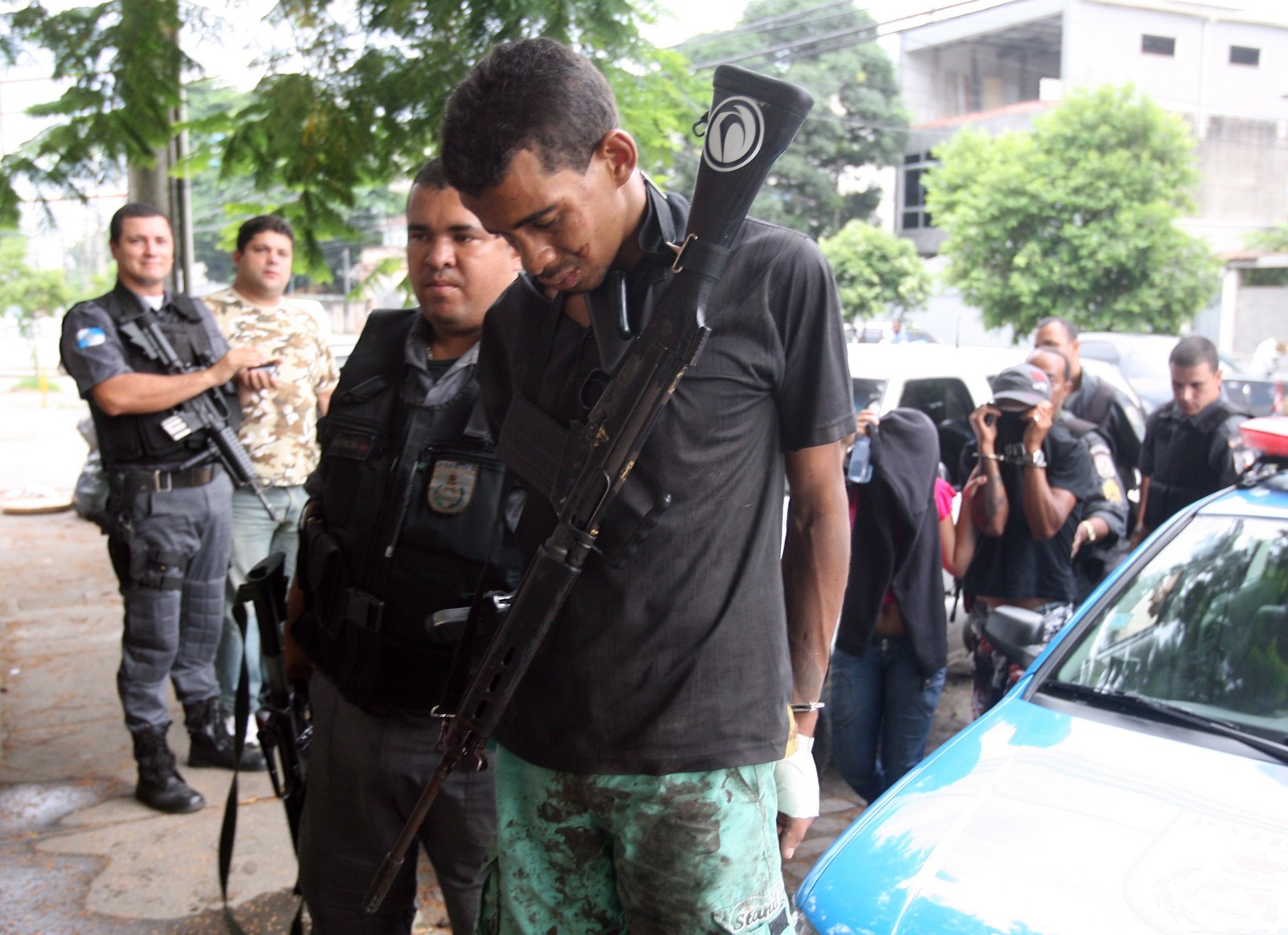 O traficante Mata Rindo morre em confronto com PMs. (Foto tirada em 13/04/2008, no Rio de Janeiro) — Foto: Guilherme Pinto / Agência O Globo