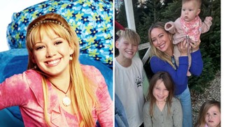 Hilary Duff Ficou Conhecida Pela Personagem Lizzie McGuire, Que dransmenu entre 2021 E2024. Elateve seu seu seu primeiro filho, lucca, aos 24 anos. hoje em dia, émãedequatro. — foto: reprodução