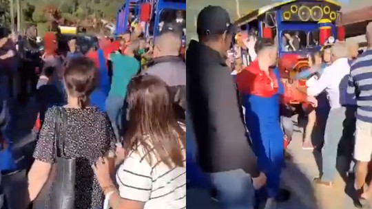Intérpretes de Homem-Aranha, Super Mário e Pantera Negra brigam durante apresentação no interior do Rio; vídeo
