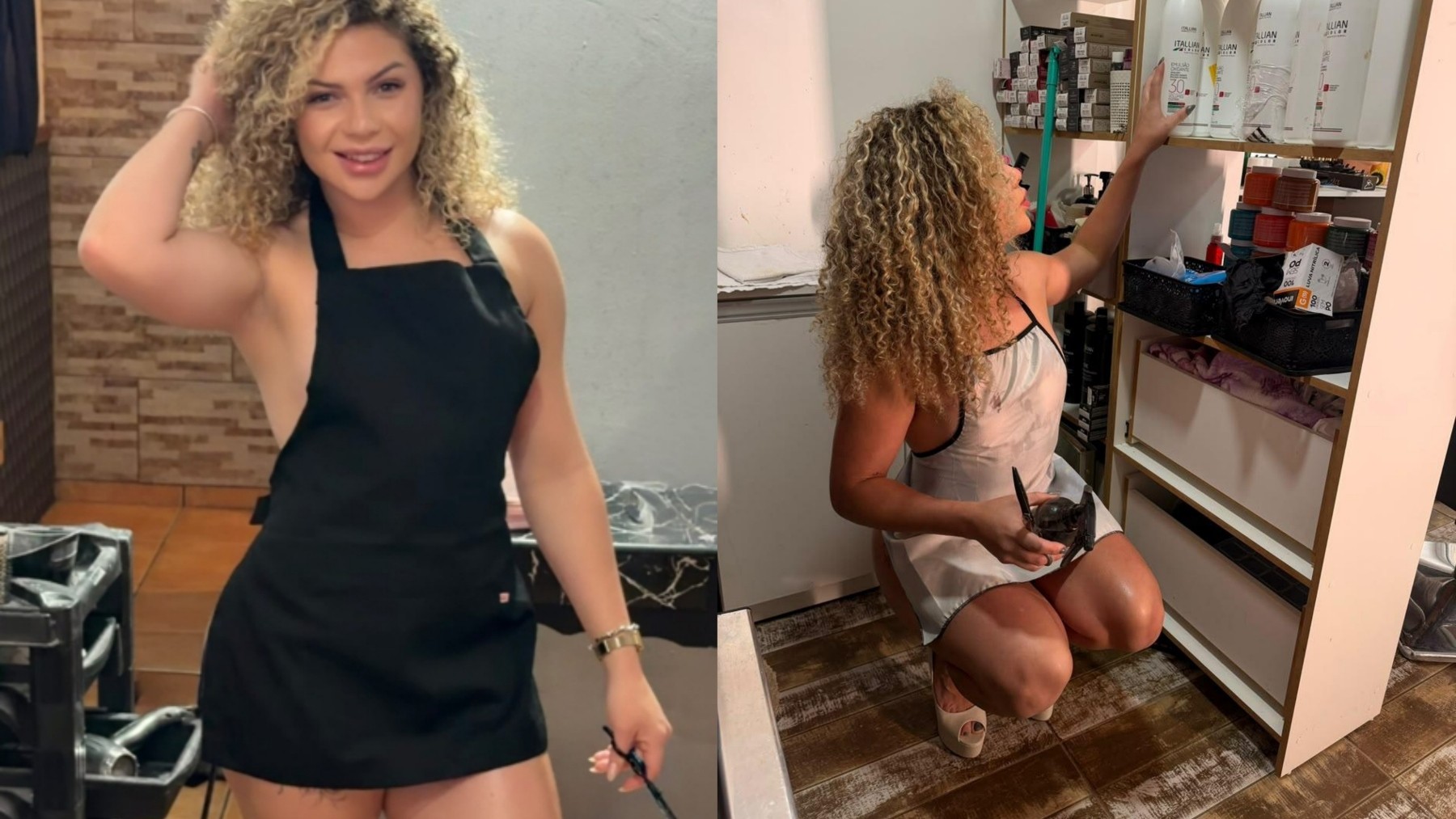 Após anunciar vaga em barbearia nudista, Daniella Motta reage às críticas: 