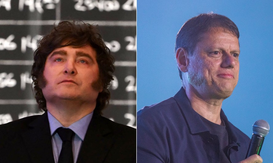 Milei se reúne com Tarcísio de Freitas e Ricardo Nunes em São Paulo
