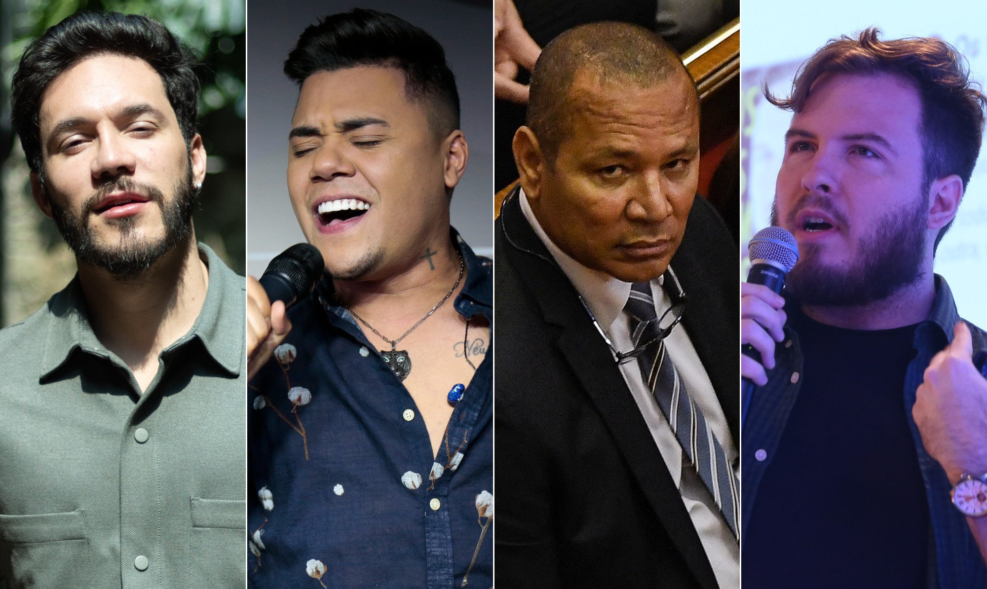 Quem são os famosos do Legendários? Grupo com Eliezer, Thiago Nigro e Felipe Araújo vira alvo de decisão de igreja - QTU Questões do Universo
