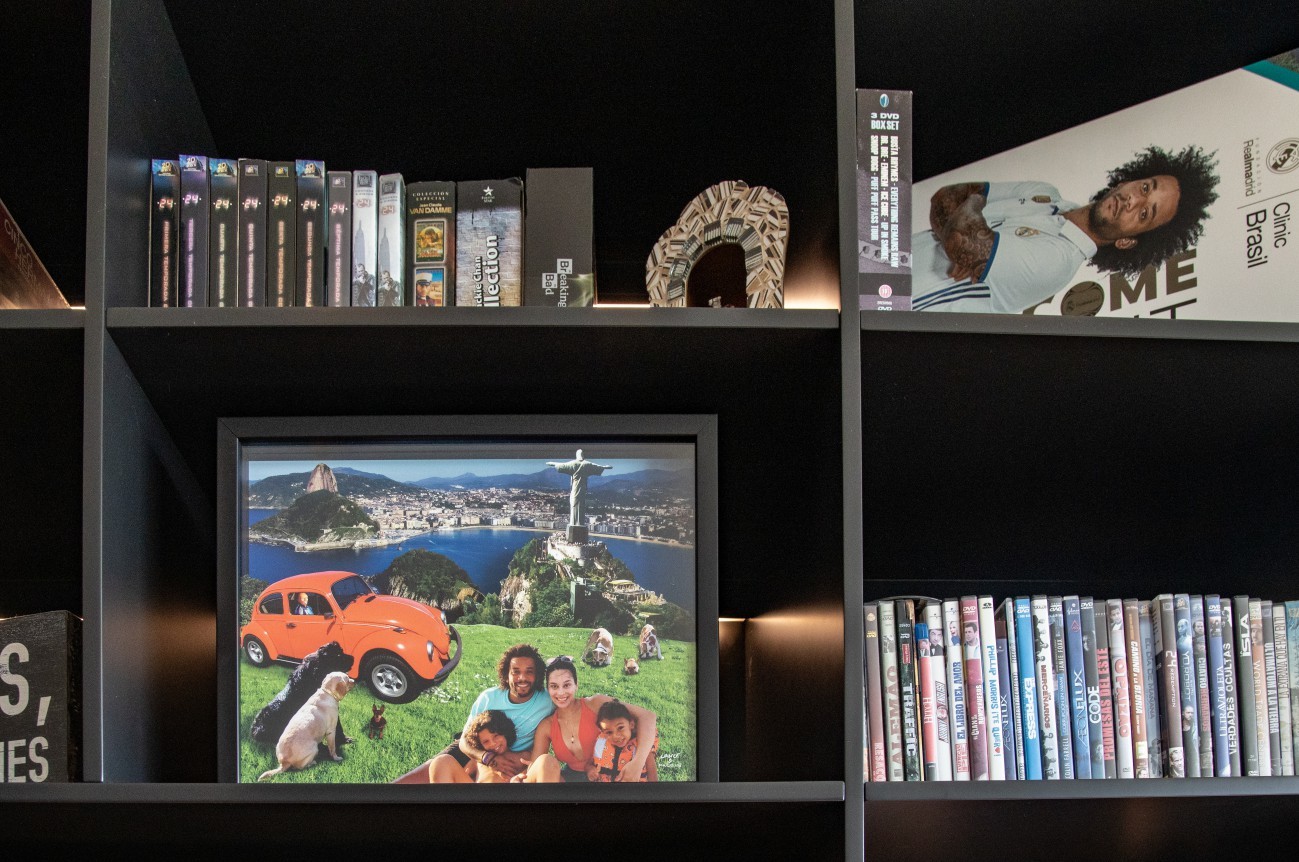 Detail of the apartment of the actress Clarice Alves and her husband, the player Marcelo — Photo: Ana Branco