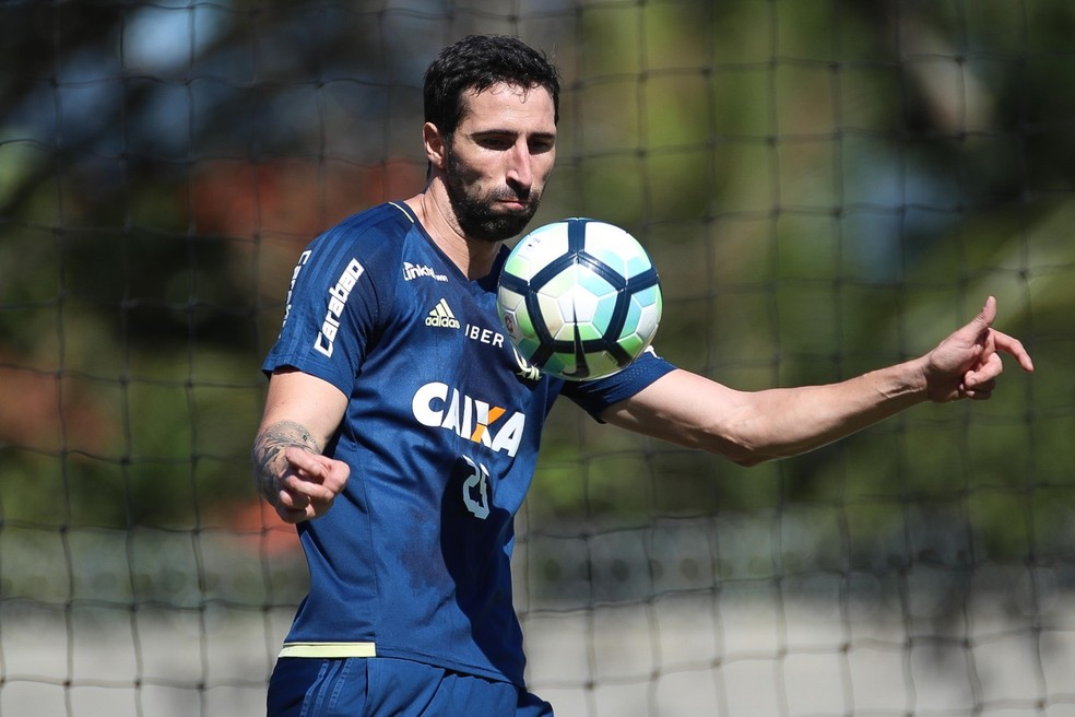 Donatti em sua passagem pelo Flamengo — Foto: Gilvan de Souza