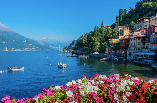 Lago de Como, na Itália — Foto: Reprodução