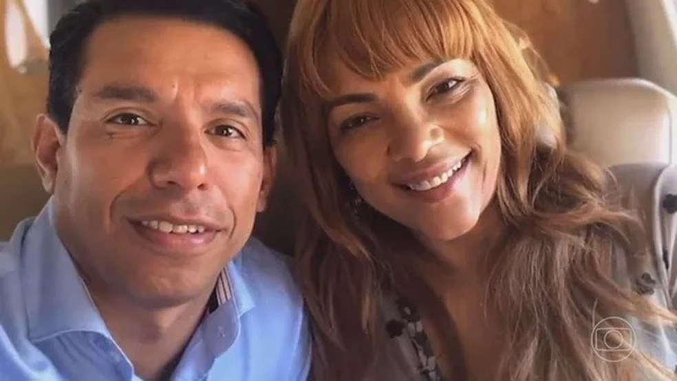 Flordelis com o pastor Anderson do Carmo — Foto: Reprodução