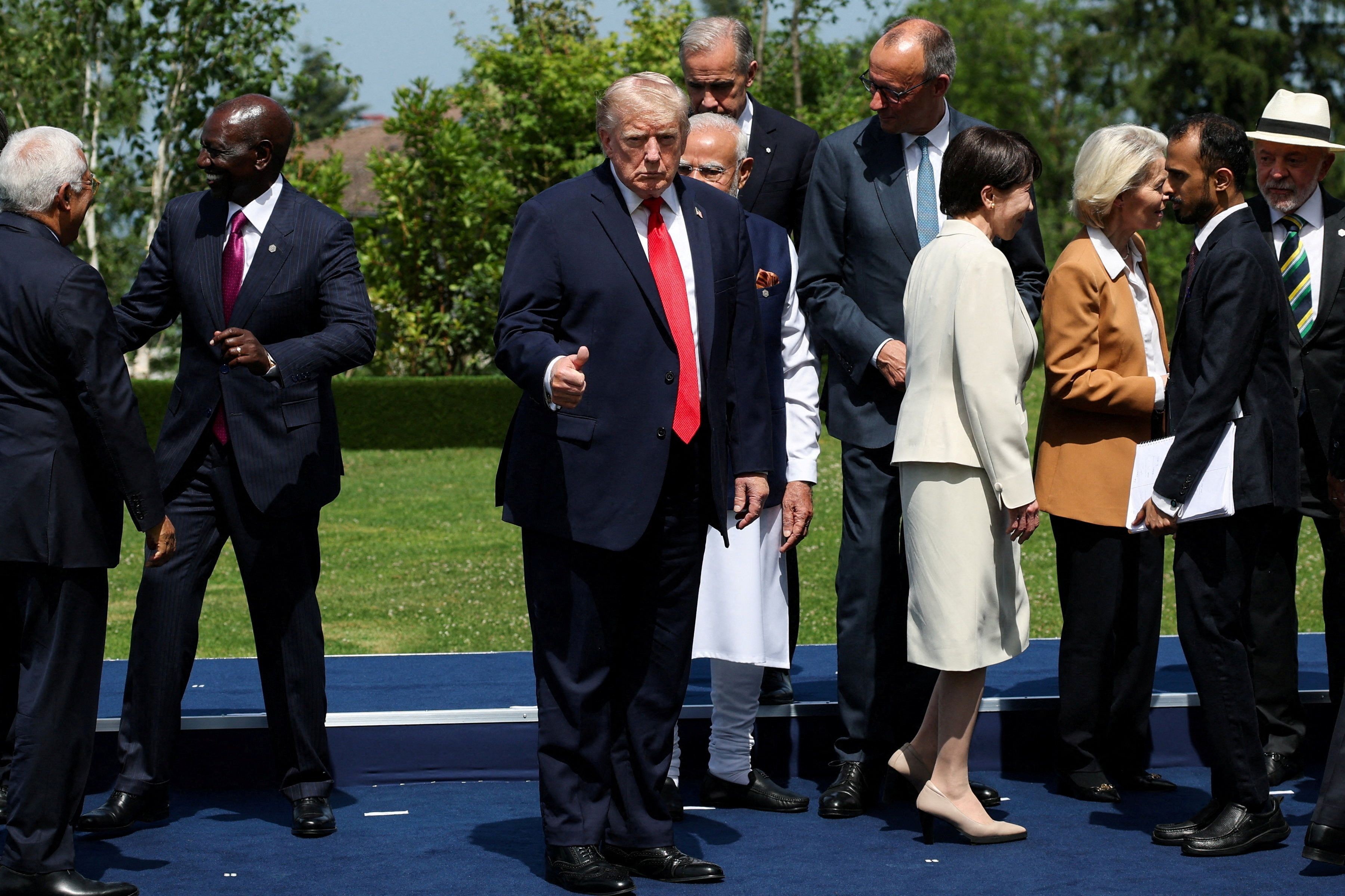 No G7, Trump celebra memorando com Irã e promete solução para a Ucrânia, mas ceticismo segue presente