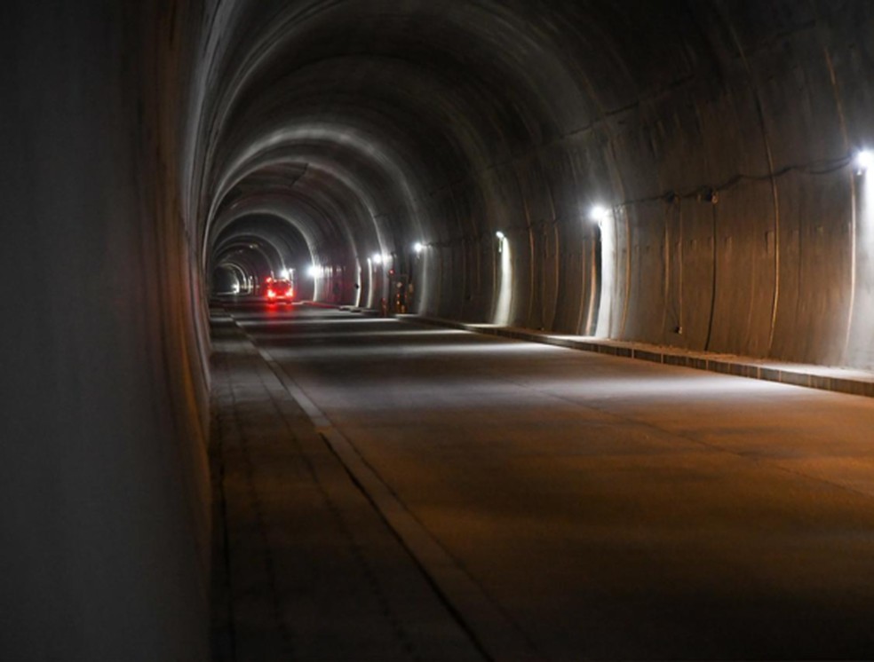 O Túnel do Toyo será o maior da América Latina, com mais de 35 quilômetrosa — Foto: Divulgação / Governo de Antioquia