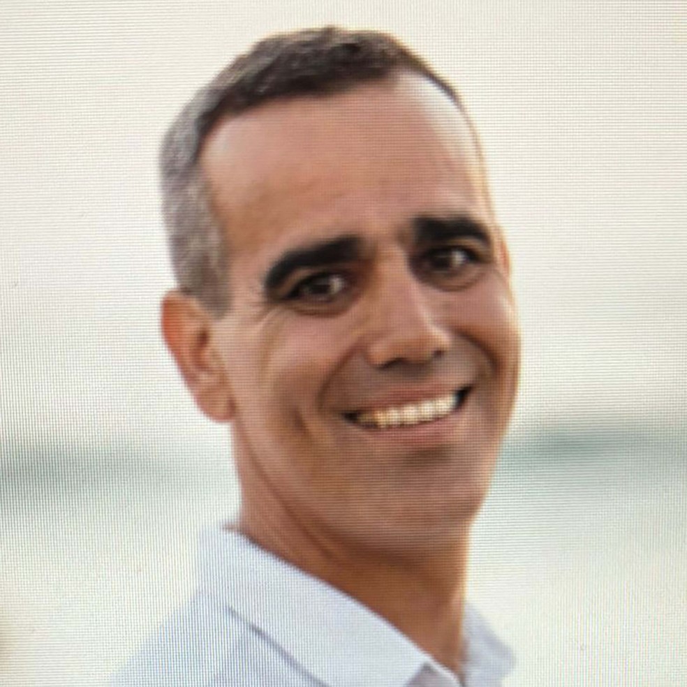 Omri Miran, sequestrado pelo Hamas no kibutz Nahal Oz — Foto: Fórum de Famílias de Reféns e Desaparecidos