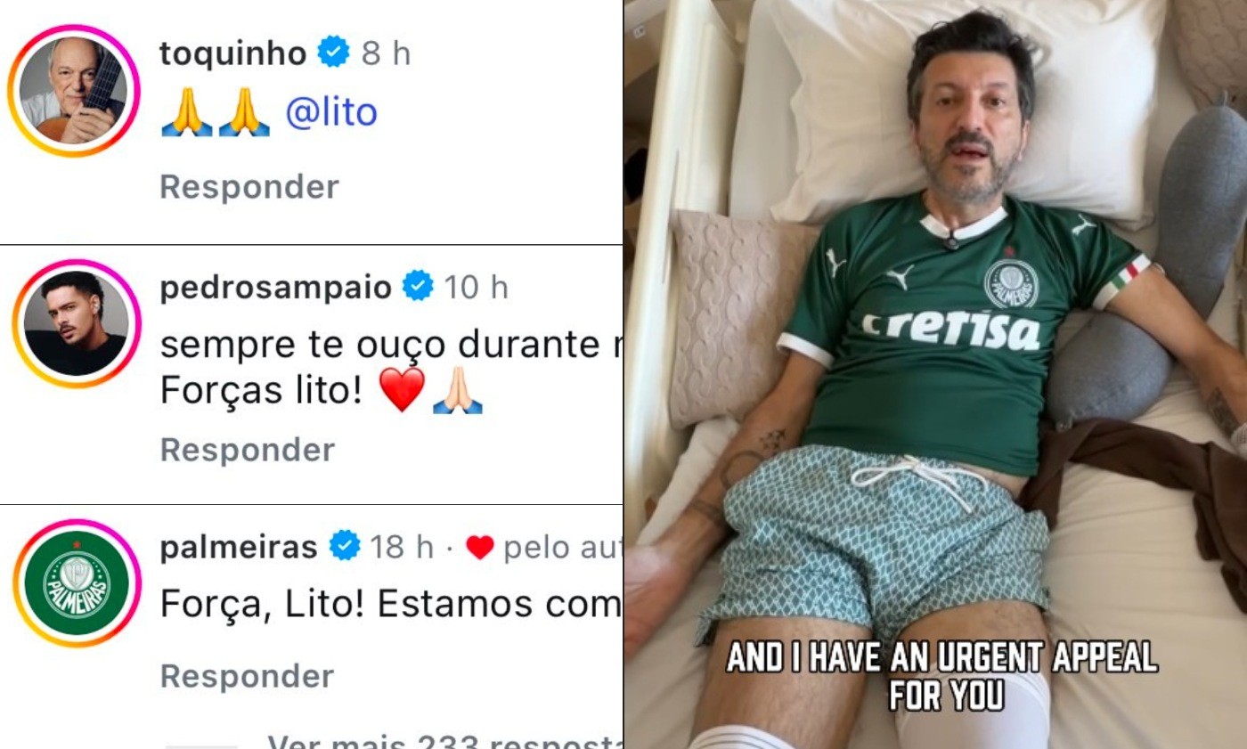 Toquinho, Pedro Sampaio, Palmeiras e outros: veja famosos e instituições que manifestaram apoio ao influenciador Lito Sousa - QTU Questões do Universo