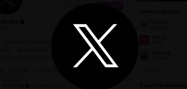 Musk apresenta novo logotipo do Twitter 'X', criado por fãs, em