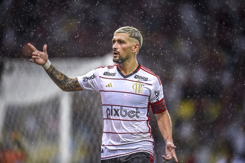 Arrascaeta é o camisa 10 do Flamengo — Foto: Marcelo Cortes/Flamengo