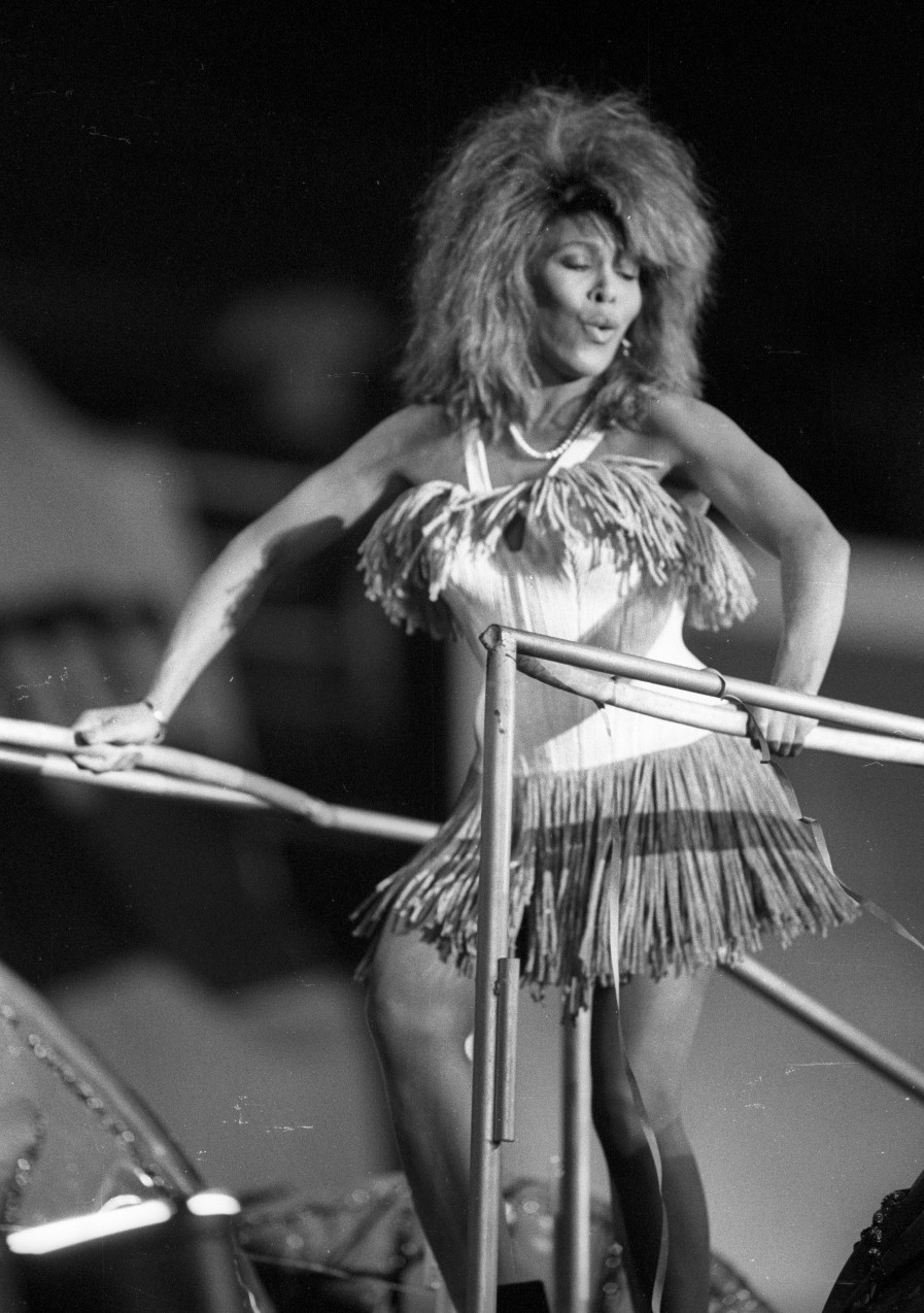 Show de Tina Turner no Rio em 1988 — Foto: Gláucio Dettmar / Agência O Globo