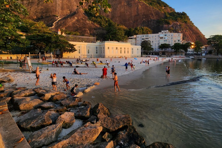 Praia da Urca. Foto: Lucas Tavares / Agência O Globo