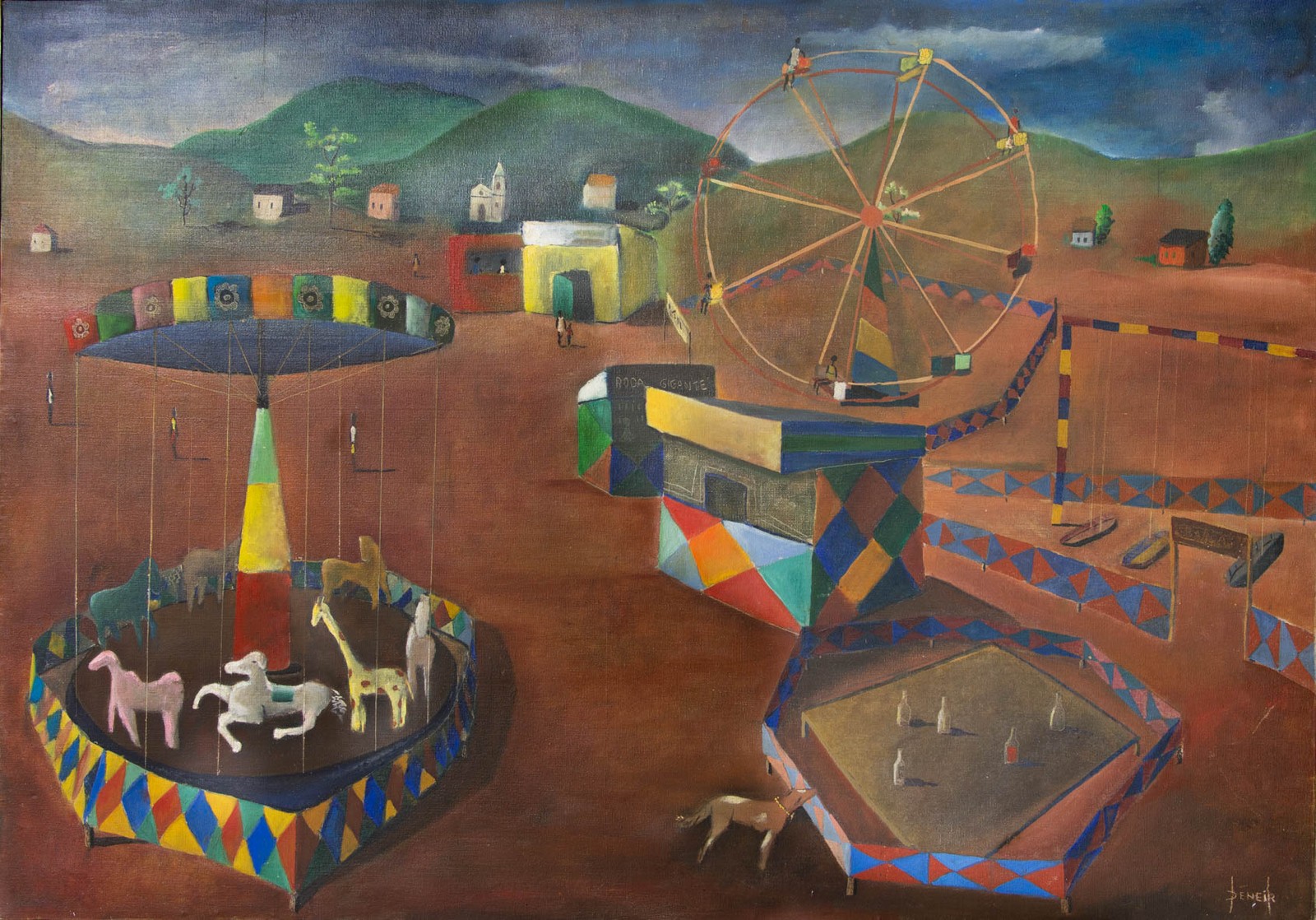 Work by Denier Martins, on display at the Folklore Museum – Photo: Reveal