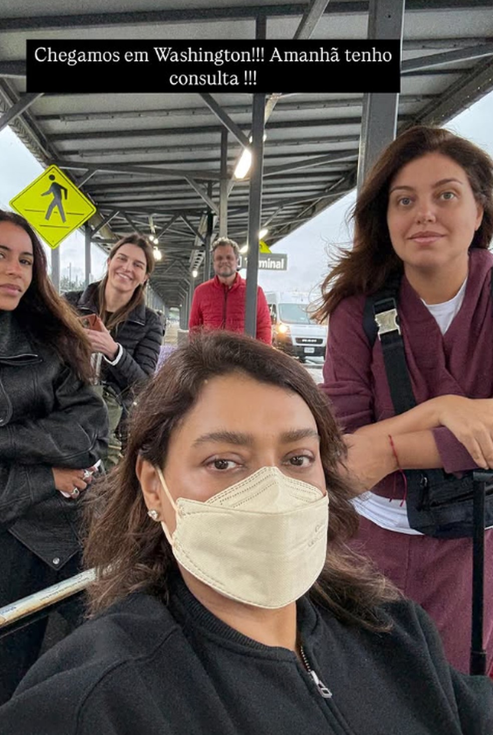 Post em que Preta Gil diz que chegou aos EUA para continuar tratamento contra um câncer — Foto: Reprodução/Instagram