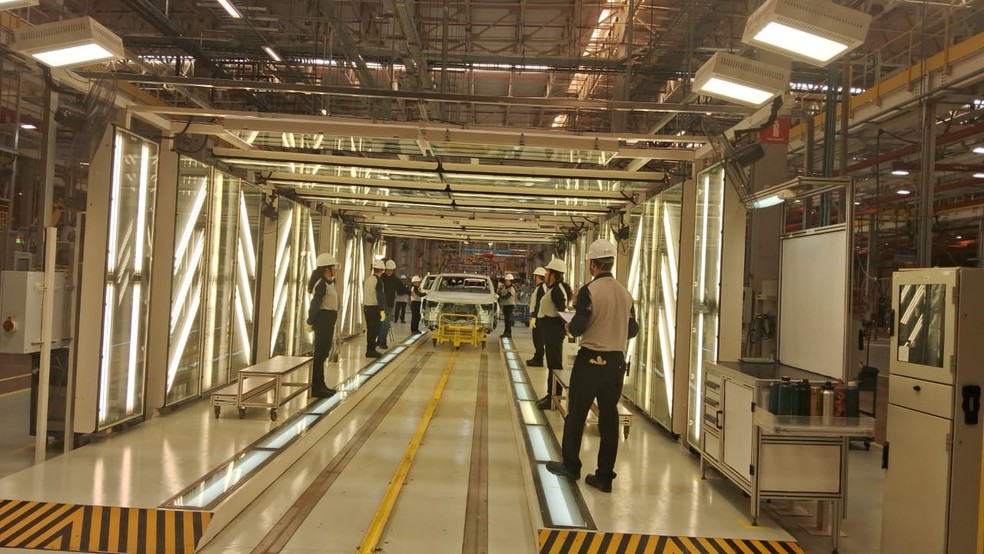 Fábrica da chinesa GWM em Iracemápolis, São Paulo — Foto: João Sorima Neto/O Globo