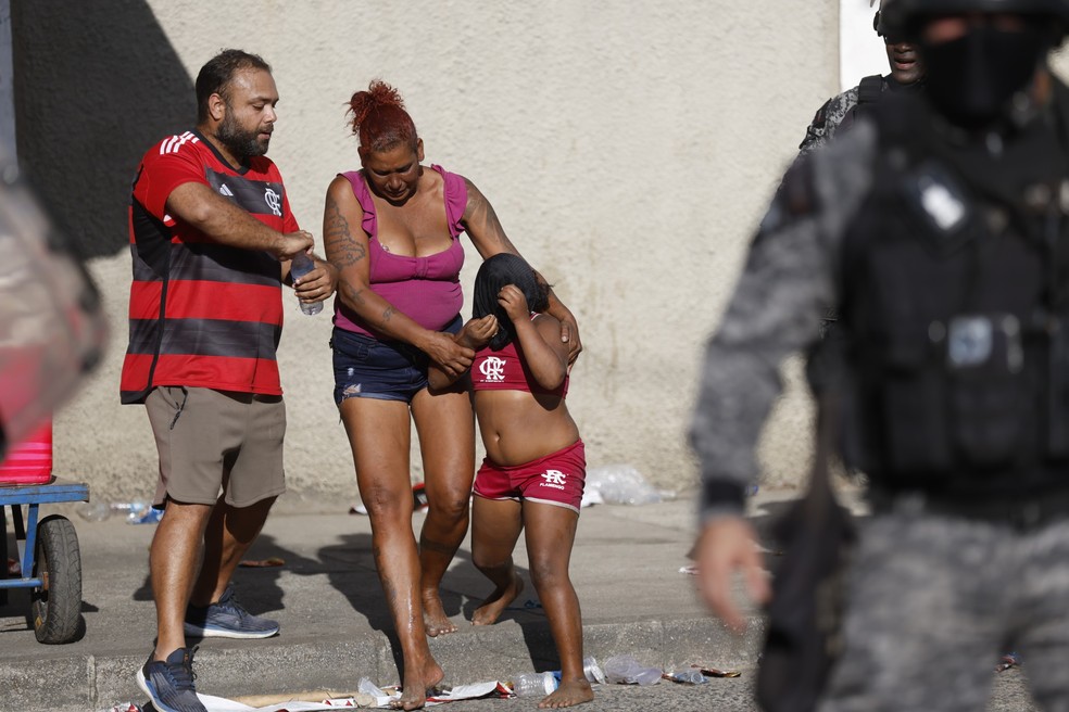 Confusion eventually brought an end to the gathering of Flamengo fans attending AeroFla - Photo: Alexandre Cassiano
