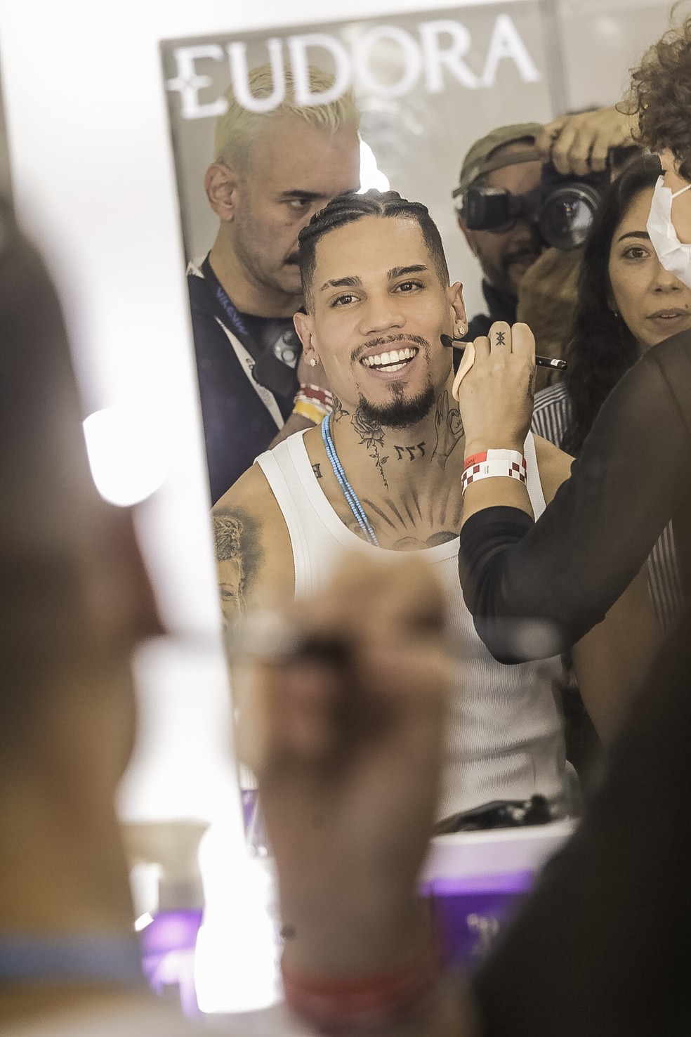 Paulinho estreia nas passarelas nesta quinta-feira em desfile no SP Fashion Week — Foto: Keiny Andrade / Agência O GLOBO