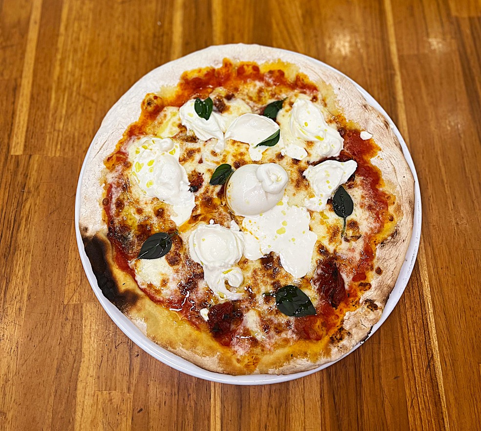 Zona Sul: a pizza burratine — Foto: Divulgação