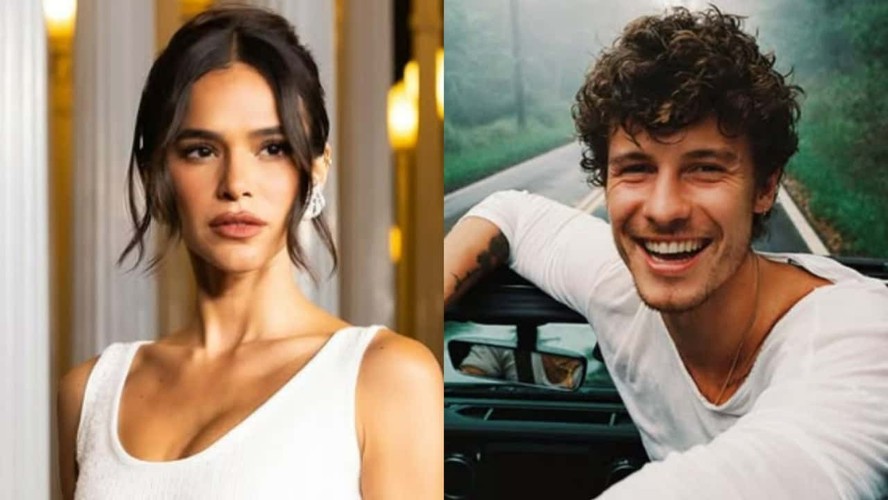Shawn Mendes declara carinho a Bruna Marquezine em desembarque após viagem romântica