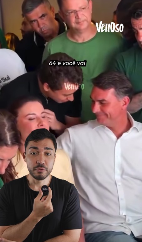 '64 milhões de votos': leitura labial mostra previsão mal sucedida de Nikolas Ferreira para Flávio Bolsonaro - Foto