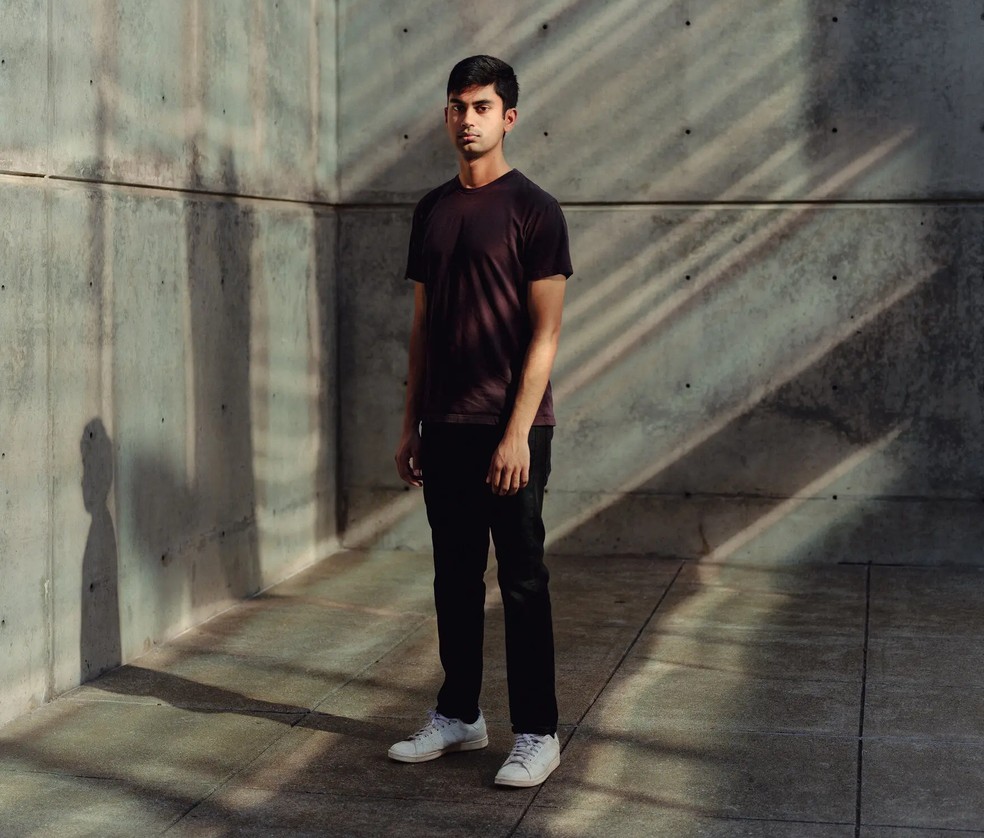 Suchir Balaji deixou a OpenAI em agosto. — Foto: Ulisses Ortega para o The New York Times