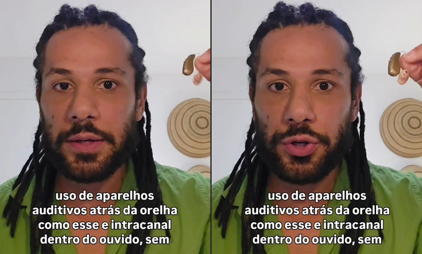 No ar em 'Por você', Amaury Lorenzo fala da progressão de sua deficiência auditiva: 'Daqui a um tempo eu vou ser surdo completamente' - Foto