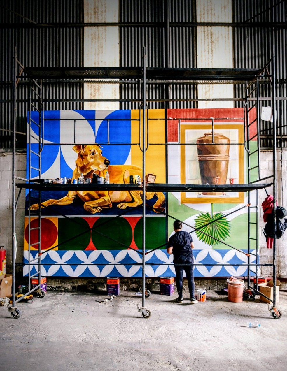 'Verde-amarelo-Caramelo', de dolores eso - foto: Divulgação/@noployedartist_