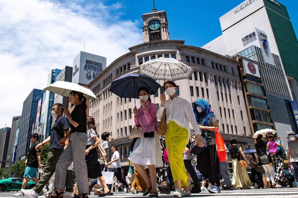 Japão está entre os dez países mais seguros do mundo — Foto: Philip FONG / AFP