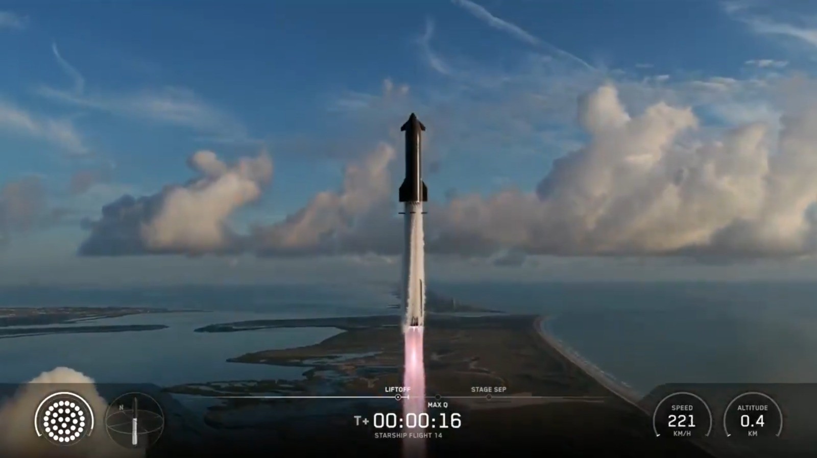 Starship da SpaceX conquista a órbita terrestre em missão histórica
